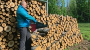 Заготовка дров в Орехово-Зуеве
